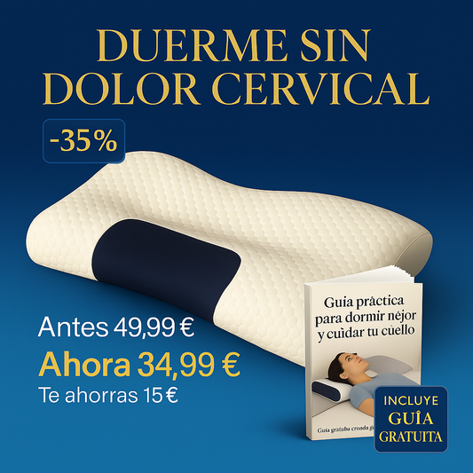 Almohada Ergonómica 3D con Soporte Cervical