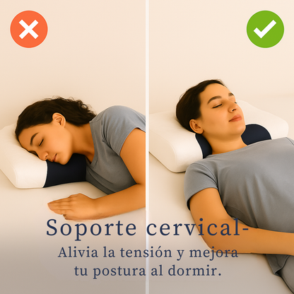 Almohada Ergonómica 3D con Soporte Cervical